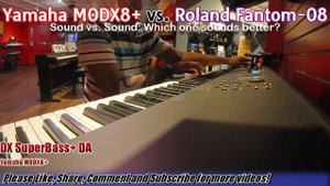 Yamaha MODX8+ vs Roland Fantom-08: Sound vs Sound Comparison! Which one SOUNDS better?