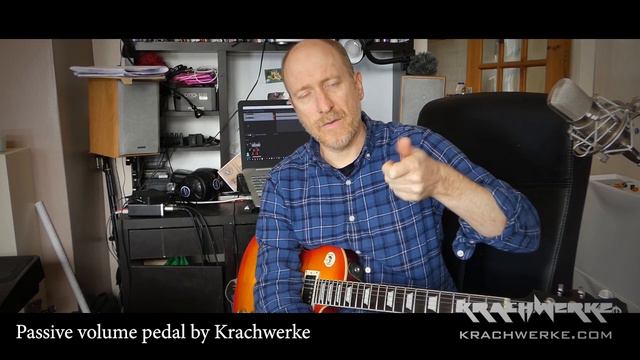 Play your big amp at bedroom level! - Passive volume pedal for bass and guitar смотреть онлайн