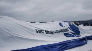 Пневмокаркасный ангар ПКС за 4 дня - это реально!!!