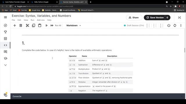 Kaggle - Exercise Syntax Variables and Numbers