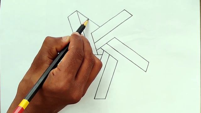 How To Draw An Impossible 3D Star Narrated Step By Step !! 3d Star !! Inpossible shapes. смотреть онлайн