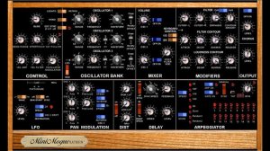 Free Moog Minimoog Bass Synthesizer VST Emulation