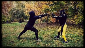 спаринги Ботанический сад фехтование клип 30.10.22