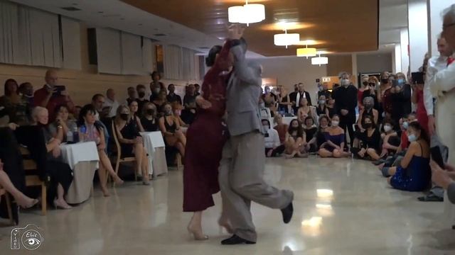 Michael Nadtochi & Elvira Lambo. Dancing Milonga at Alicante Tango Meeting, Spain. смотреть онлайн