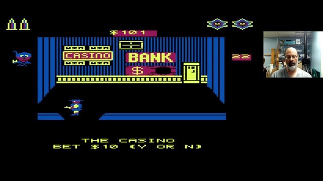 Atari 8 Bit Game Play, Gunfighter смотреть онлайн