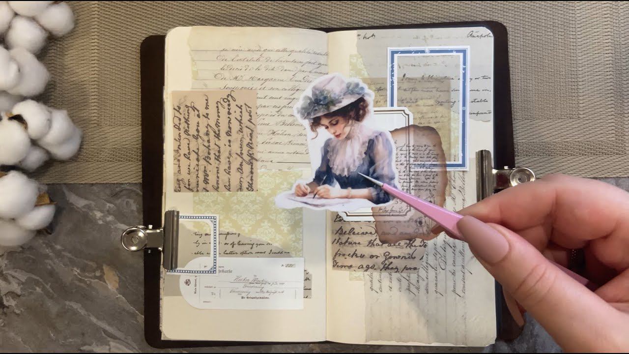 | ASMR for sleep | Vintage theme journaling | No talking | Journal decoration | Relaxation 27 смотреть онлайн