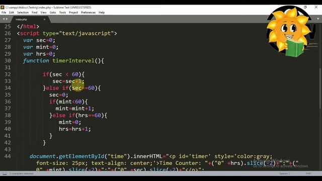 Epi -7 Timer | Javascript in Tamil