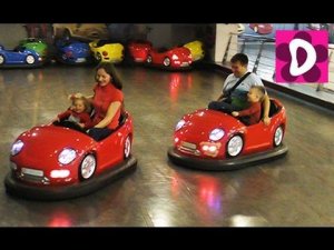 ✿ Катаемся на Машинках Indoor Playground Family Fun for Kids Indoor Play Area Playroom with Balls