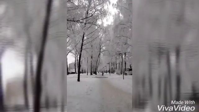 Vlog Пущино. Красивая зима 2018.
