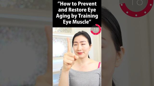 How to Prevent and Restore Eye Aging by Training Eye Lens Muscle #shorts