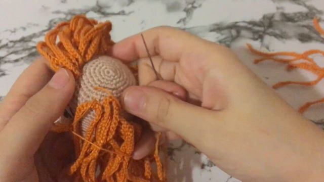 Вязаные волосы Крючком / 2 вариант смотреть онлайн