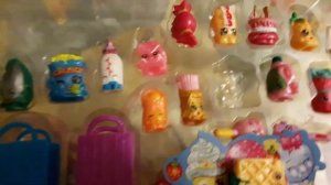 Коллекция Shopkins и кейс Moose для хранения Шопкинсов и кукла Шопкинс.