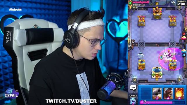 БУСТЕР ПРОБУЕТ КОЛОДУ ХОГ 2.6 В ПЕРВЫЙ РАЗ смотреть онлайн