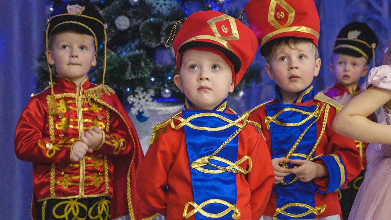 Новогодний утренник в детском саду. Съемка утренников в детском саду
