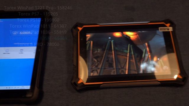 Torex WinPad 835H - самый маленький защищённый планшет с Windows - тесты и демонстрация разъёмов. смотреть онлайн