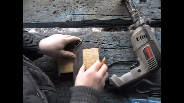 Самодельная насадка на дрель для ровного сверления смотреть онлайн