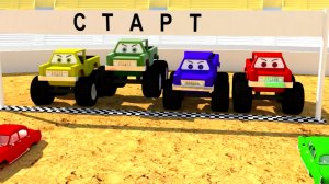 Гонка монстр-траков. Грузовичок-Почтовичок. Серия-6