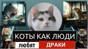 Коты как люди не умеют жить мирно