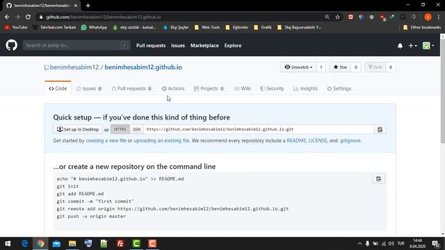 GitHub.io Uzantılı Web sitesi Nasıl Yapılır ? смотреть онлайн