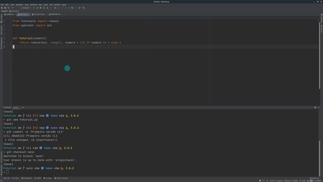 Criando uma CLI com Python e usando branches no Git смотреть онлайн