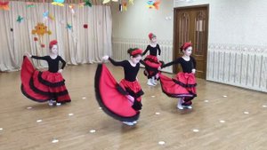 Испанский танец. Подготовительная группа