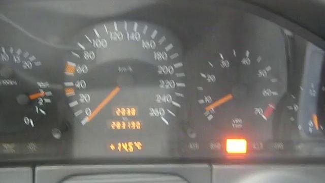 W140 Глохнет, Движение вперед.AVI
