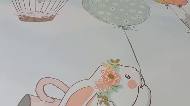 Бумажные фотообои бесшовные VEROL "Звери на шариках" фотообои на стену, отделка стен декор, интерьер смотреть онлайн