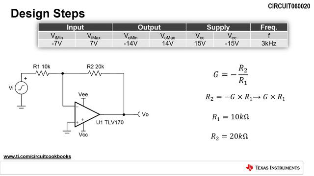 Inverting amplifier circuit смотреть онлайн