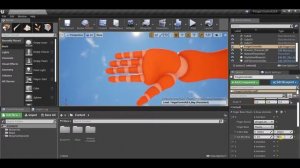 Fingers control with ESP32 and flexible sensor in Unreal Engine