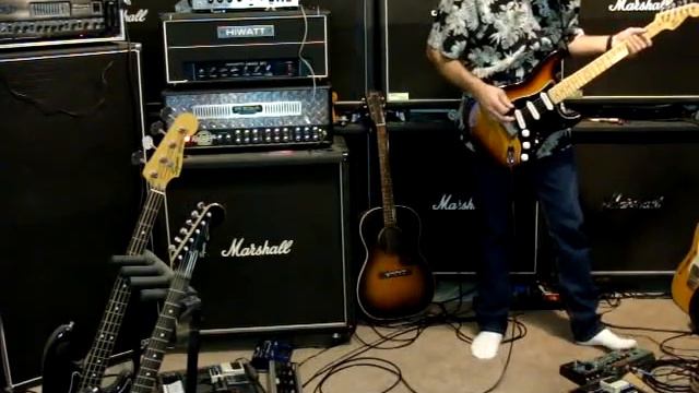 1991 Fender Stratocaster Tobaccoburst demo for basses смотреть онлайн