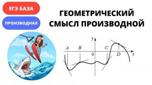 ГЕОМЕТРИЧЕСКИЙ СМЫСЛ ПРОИЗВОДНОЙ