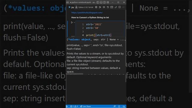 #1 string | How to Convert a Python String to Number | Python Tips | Python Tutorial for Beginners