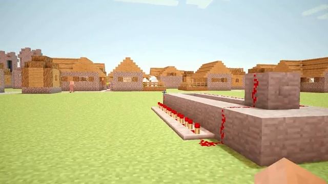 Как построить пушку в minecraft,2 способа! смотреть онлайн