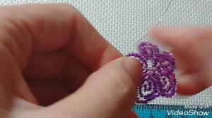 Фиалка из бисера МК от Koshka2015 - цветы из бисера, бисероплетение, МК Часть 1. Цветочки