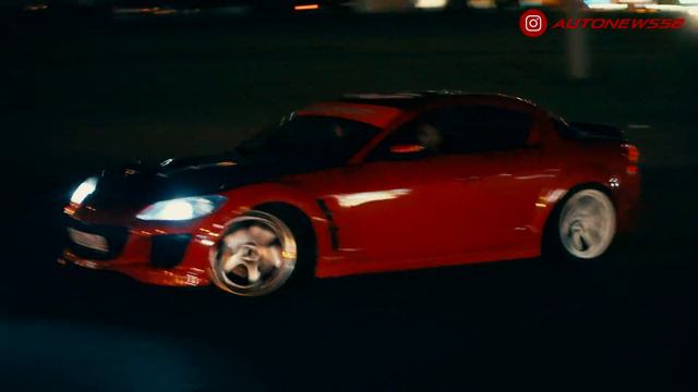 Ночной Drift в Пензе, Mazda RX8 Night Drift Streat 4K смотреть онлайн