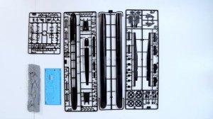 Сборная модель подводная лодка проекта 667БДРМ «Дельфин». Распаковка