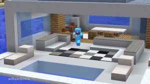 Minecraft Battle: NOOB vs PRO vs GOD: HOUSE ON WATER in MINECRAFT / Animation