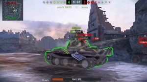 Tanks Blitz Мастер на МТ-25 (карта Химмельсдорф)