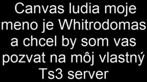 Ts3 Môj Server !