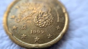 RARE 762.251.000 - 20 Euro cent 1999 Spain