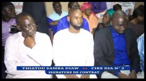 Lamb prestige Signature de Contrat Thiatou Samba DIAW vs Ciré DIA N°2