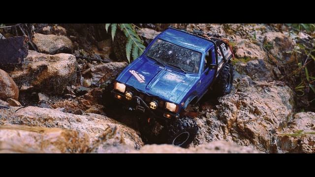 RC4WD Toyota Land Cruiser 70 & Hilux - Defender D90/ RC ADVENTURE - Winch Truck Challenge #2