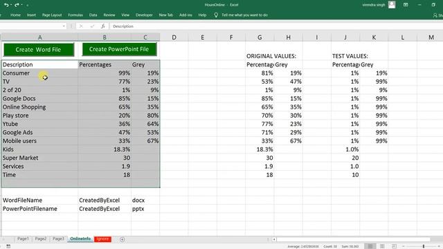 VBA (Macro) to Create Word Document and PowerPoint Presentation from Excel Data. смотреть онлайн