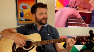 Урок по гитаре. Как научиться зажимать аккорды. Упражнение для обеих рук для начинающих.