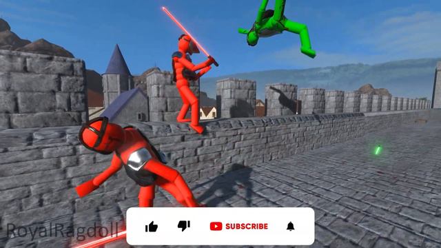 Overgrowth | Active Euphoria Ragdoll Physics & NPC Wars #18 | Long Fights ⚔ смотреть онлайн