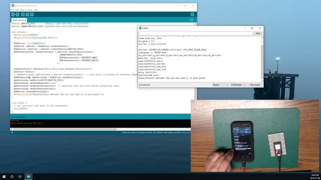 ESP-32 - Bluetooth Low Energy (BLE) смотреть онлайн
