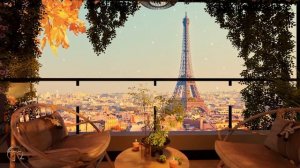 атмосфера парижского кафе с сладкой джазовой музыкой и фортепианной музыкой босса-нова для отдыха #