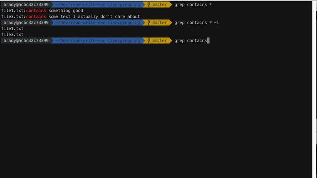 How to use grep to just show filenames смотреть онлайн