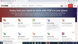 How to Use I Love PDF 2021 || Online Free PDF Files Edit & Convert || PDF to word, Excel JPG & PNG