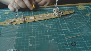 Сборка модели крейсера Аврора часть 3  To assemble the model of the cruiser Aurora part 3